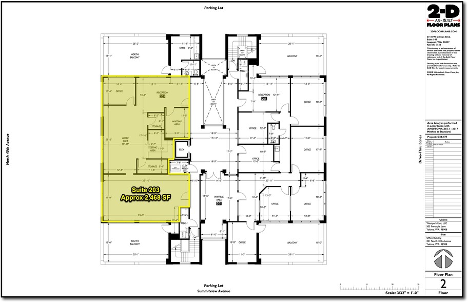 201-205 N 40th Ave, Yakima, WA en alquiler - Plano de la planta - Imagen 3 de 12