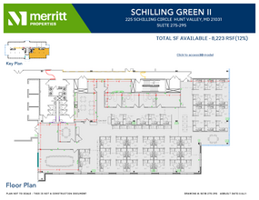 215 Schilling Cir, Hunt Valley, MD en alquiler Plano de la planta- Imagen 2 de 2