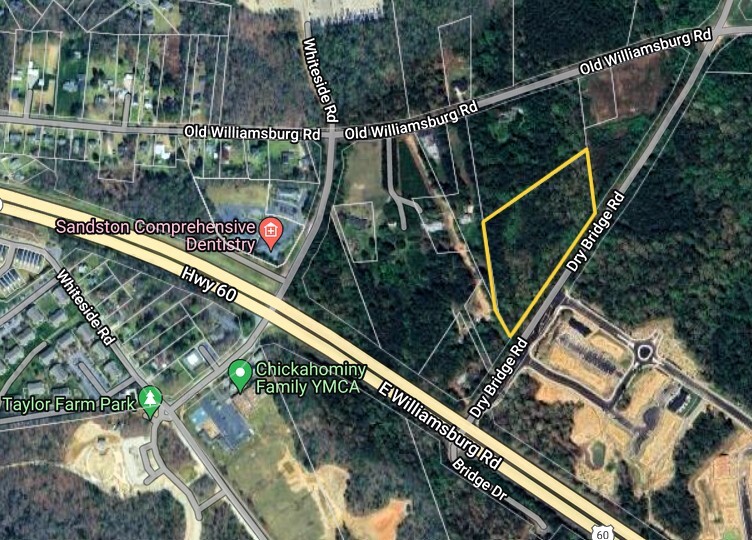 5350 Dry Bridge Rd, Sandston, VA en venta - Vista aérea - Imagen 1 de 6