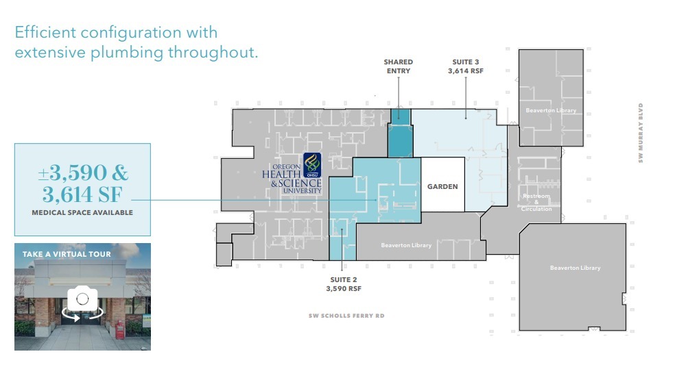 11100-14850 SW Scholls Ferry Rdg, Beaverton, OR en alquiler Plano de la planta- Imagen 1 de 1