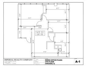 4801 W Peterson Ave, Chicago, IL en alquiler Plano de la planta- Imagen 1 de 5