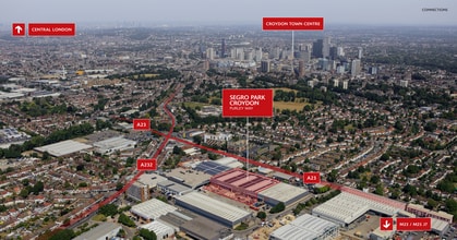 2-8 Queensway, Croydon, LND - Aérea  vista de mapa