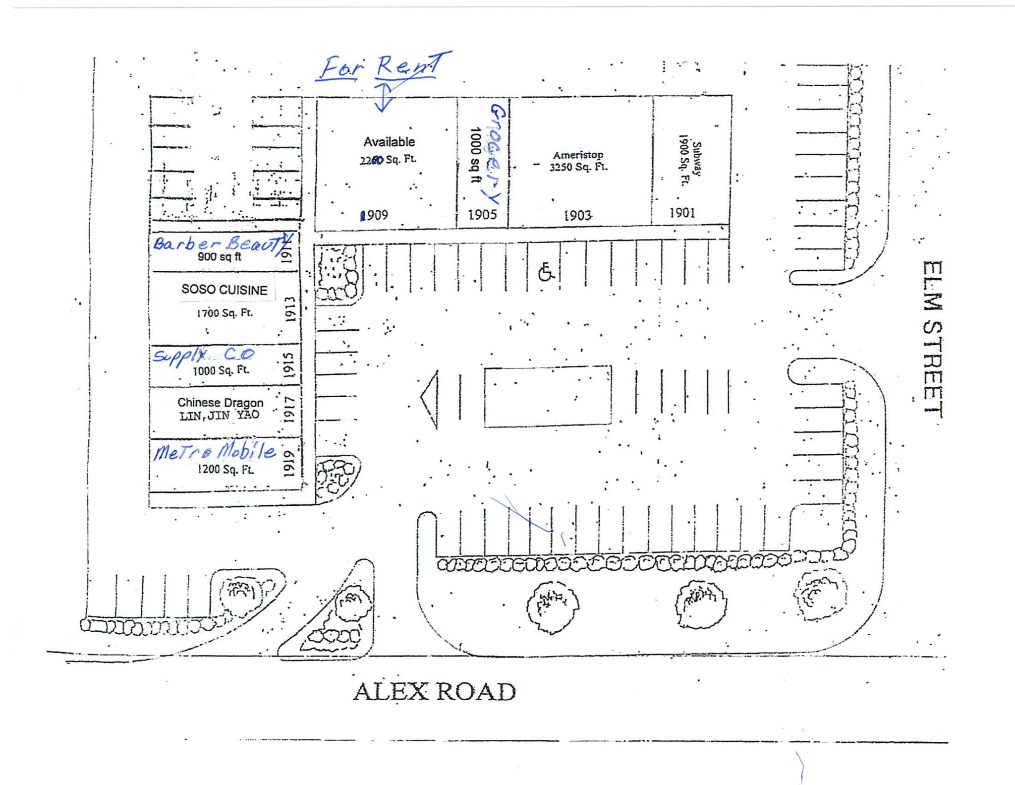 1901-1909 S Alex Rd, West Carrollton, OH en alquiler Plano del sitio- Imagen 1 de 4