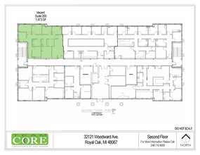 32121 Woodward Ave, Royal Oak, MI en alquiler Plano de la planta- Imagen 1 de 1