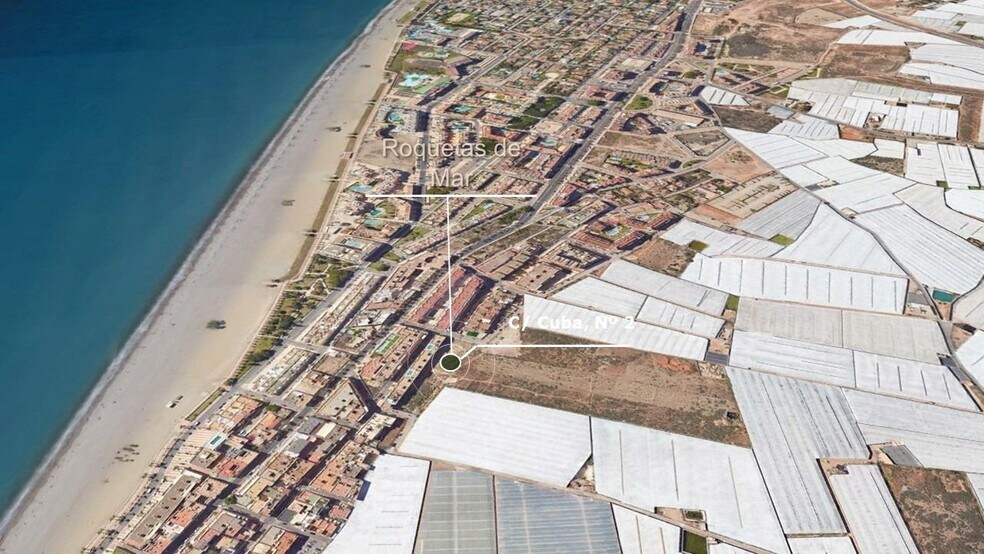 Terreno en Roquetas de Mar, Almería en venta - Vista aérea - Imagen 2 de 19