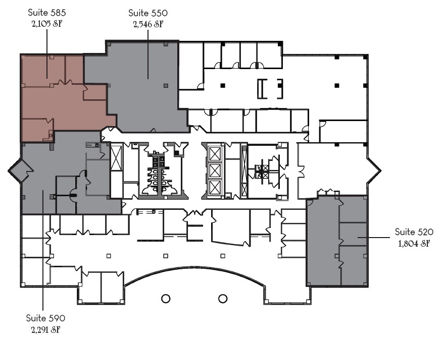 12647 Olive Blvd, Creve Coeur, MO en alquiler Plano de la planta- Imagen 1 de 1