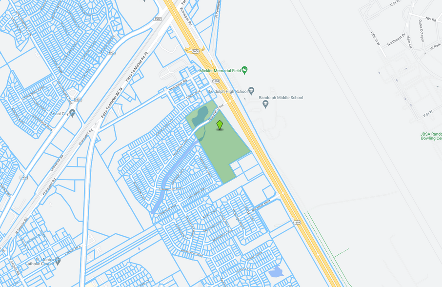 Loop 1604 and Hanover Cove cartera de 2 inmuebles en venta en LoopNet.es - Plano de solar - Imagen 2 de 2