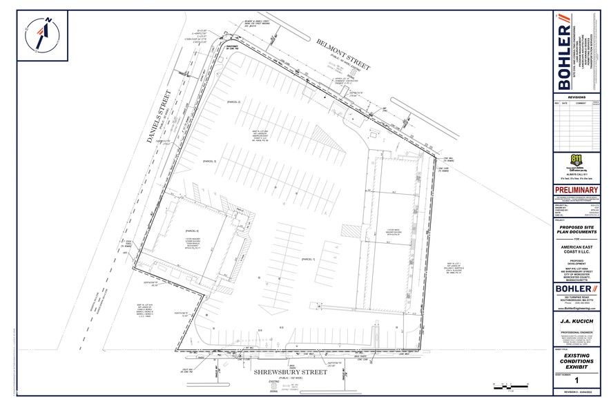 490 Shrewsbury St, Worcester, MA en alquiler - Plano del sitio - Imagen 3 de 14