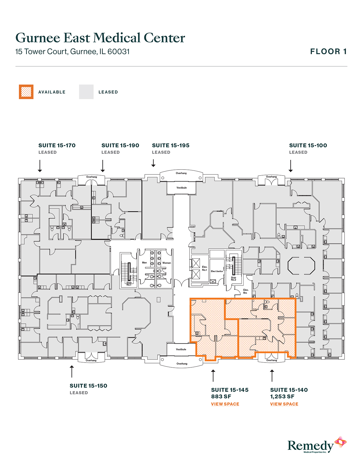 3 S Greenleaf Ave, Gurnee, IL en alquiler Plano de la planta- Imagen 1 de 1