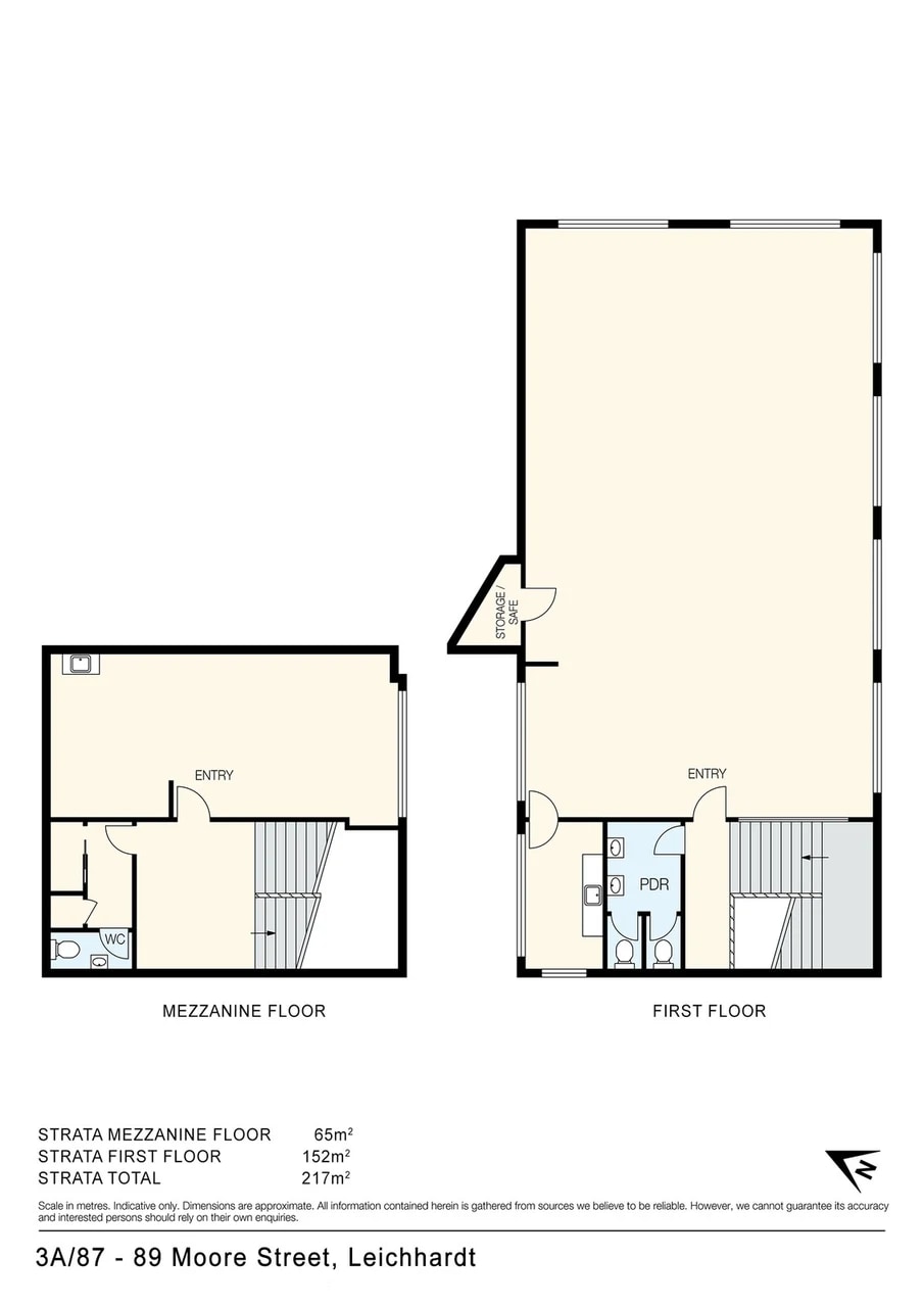 87-89 Moore St, Leichhardt en alquiler Plano de la planta- Imagen 1 de 3