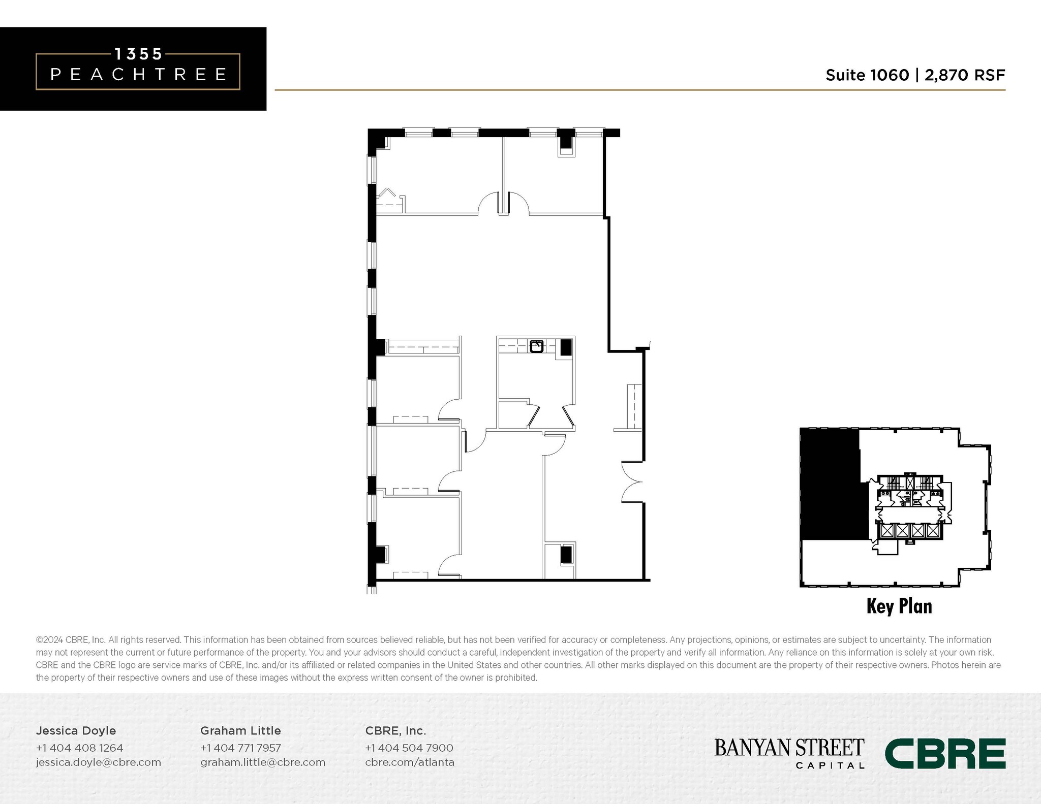 1355 Peachtree St NE, Atlanta, GA en alquiler Plano de la planta- Imagen 1 de 1