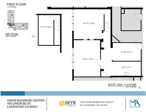 445 Union Blvd, Lakewood, CO en alquiler Plano del sitio- Imagen 1 de 1