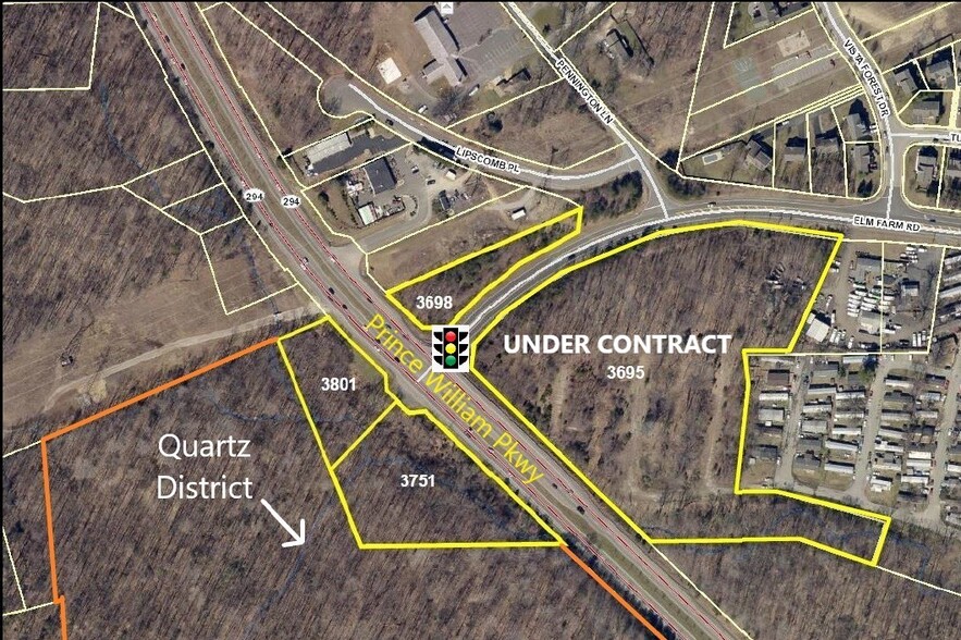 Prince William Pkwy & Elm Farm Rd cartera de 3 inmuebles en venta en LoopNet.es - Vista aérea - Imagen 1 de 1