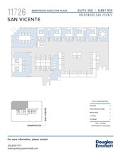 11726 San Vicente Blvd, Los Angeles, CA en alquiler Plano de la planta- Imagen 1 de 1