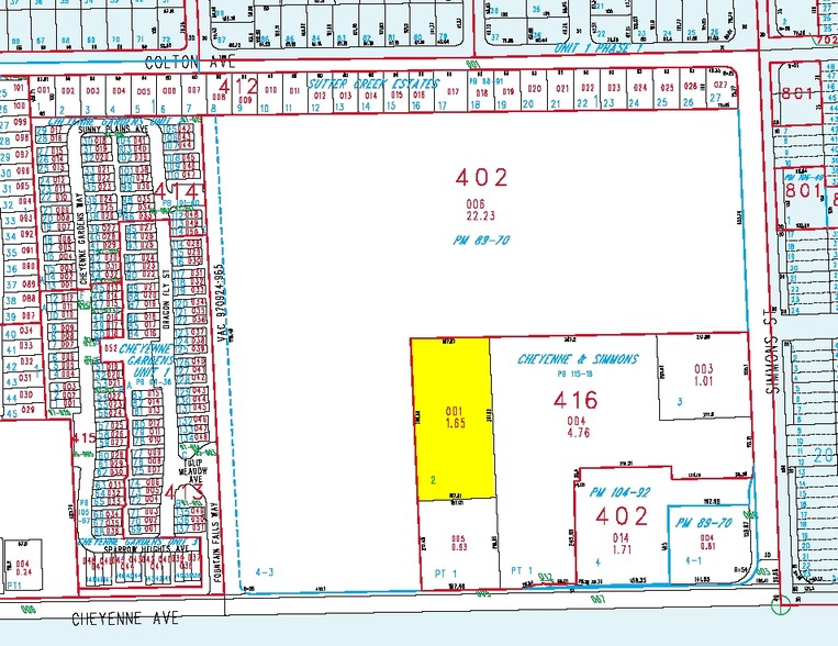 W Cheyenne Ave, North Las Vegas, NV en venta - Plano de solar - Imagen 2 de 2