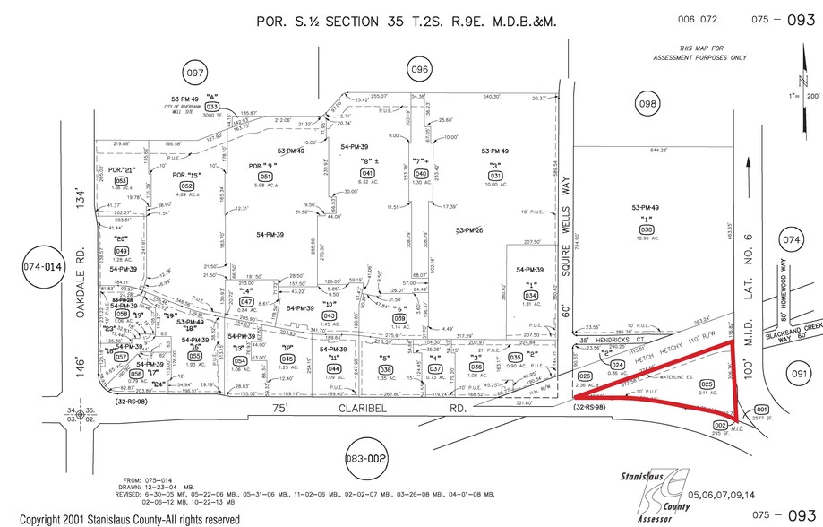 2561 Claribel Rd, Modesto, CA en venta - Plano de solar - Imagen 3 de 20