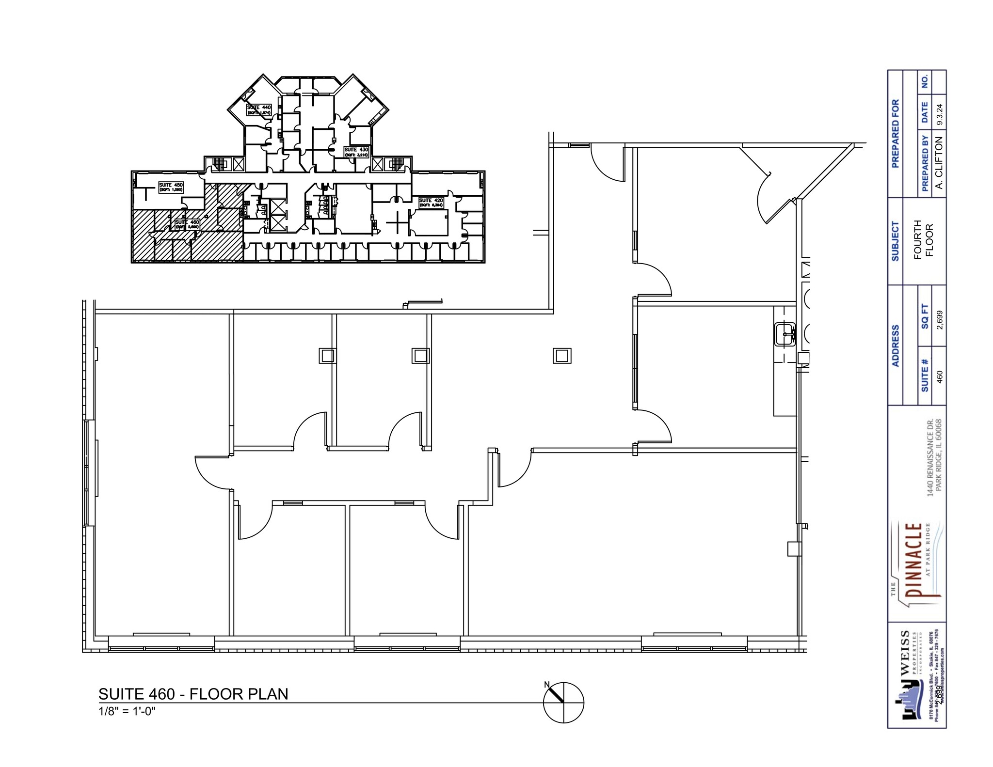 1440 Renaissance Dr, Park Ridge, IL en alquiler Plano del sitio- Imagen 1 de 1