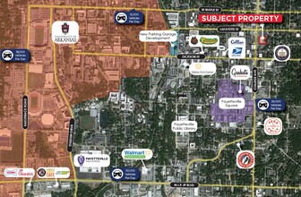 380 N College Ave, Fayetteville, AR - VISTA AÉREA  vista de mapa