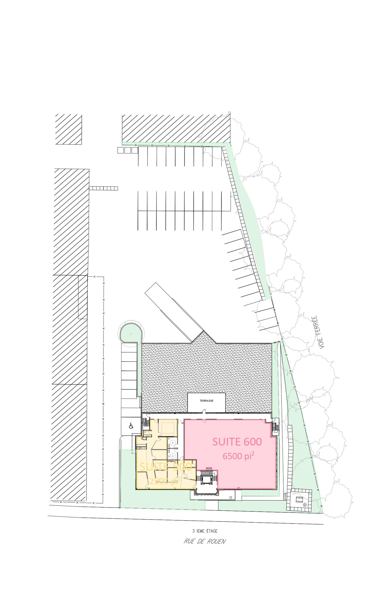 3040-3050 Rue De Rouen, Montréal, QC en alquiler Plano de la planta- Imagen 1 de 7