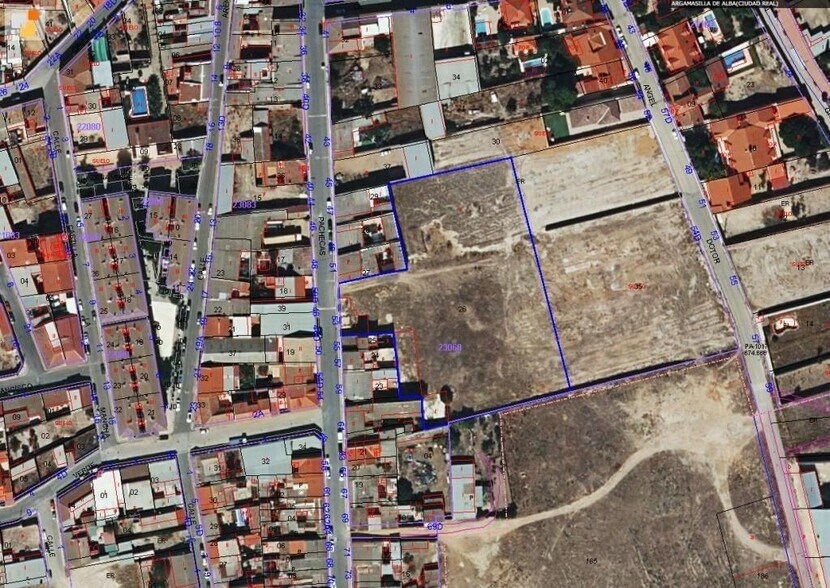Nave en Argamasilla de Alba, Ciudad Real en venta - Plano de solar - Imagen 2 de 3