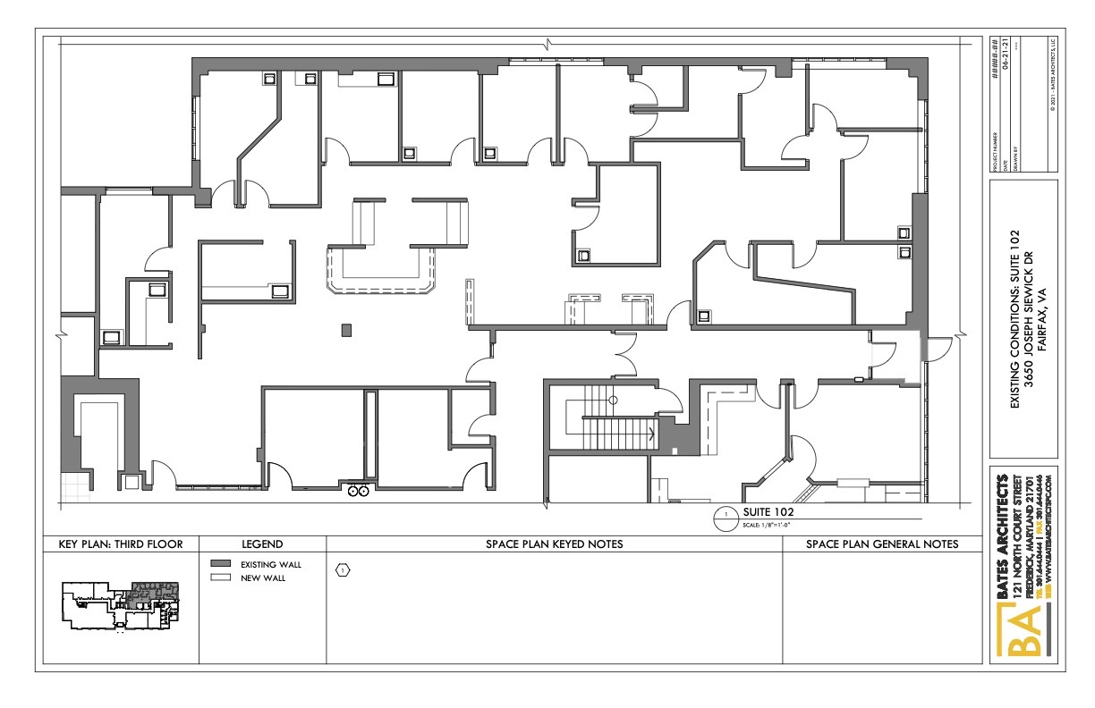 3620 Joseph Siewick Dr, Fairfax, VA en alquiler Plano de la planta- Imagen 1 de 1