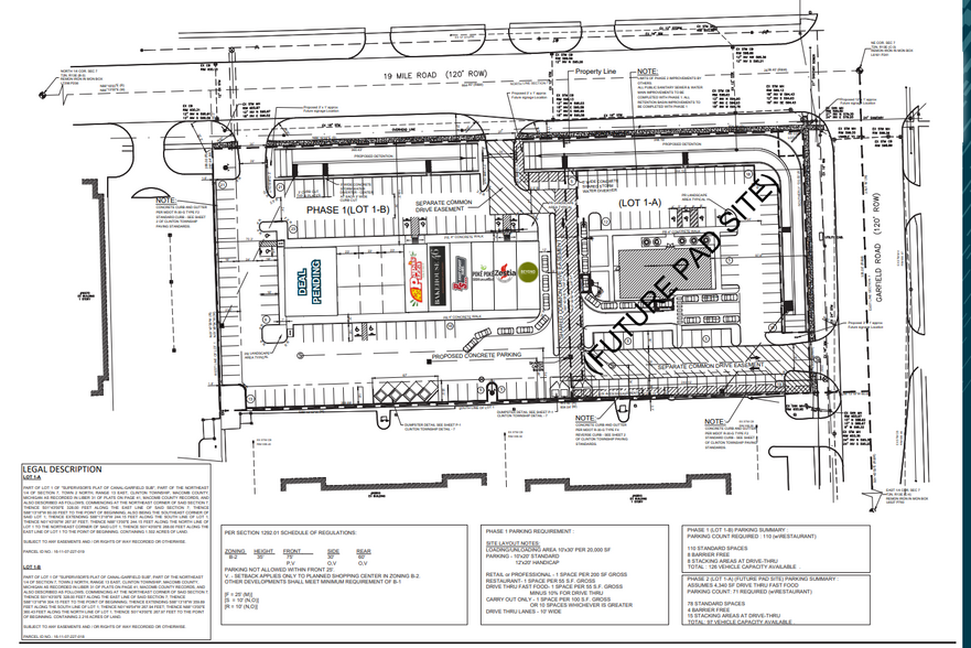 42971 Garfield Rd, Clinton Township, MI en alquiler - Plano del sitio - Imagen 3 de 3