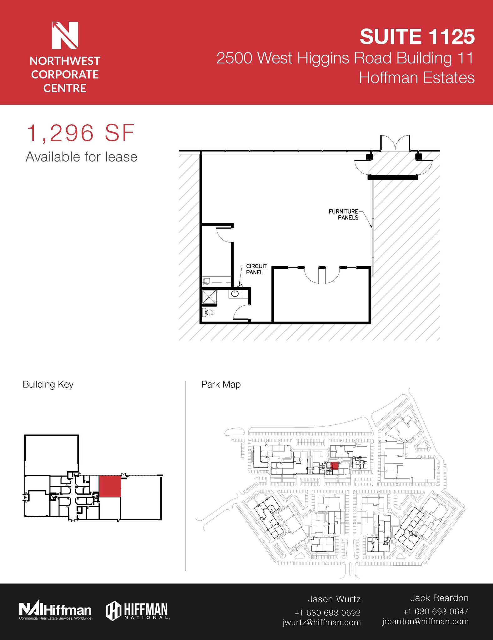 2500 W Higgins Rd, Hoffman Estates, IL en alquiler Plano de la planta- Imagen 1 de 1