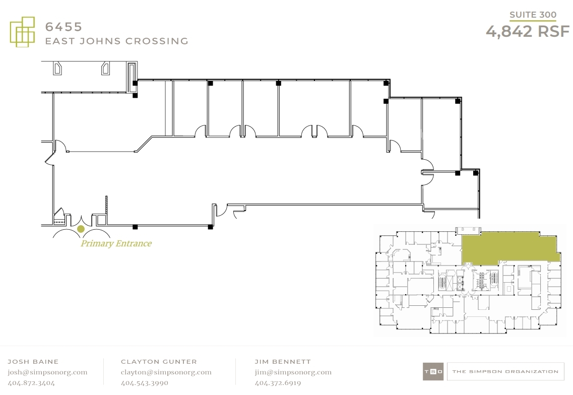 6455 E Johns Xing, Johns Creek, GA en alquiler Plano de la planta- Imagen 1 de 1