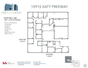 15915 Katy Fwy, Houston, TX en alquiler Plano de la planta- Imagen 2 de 2