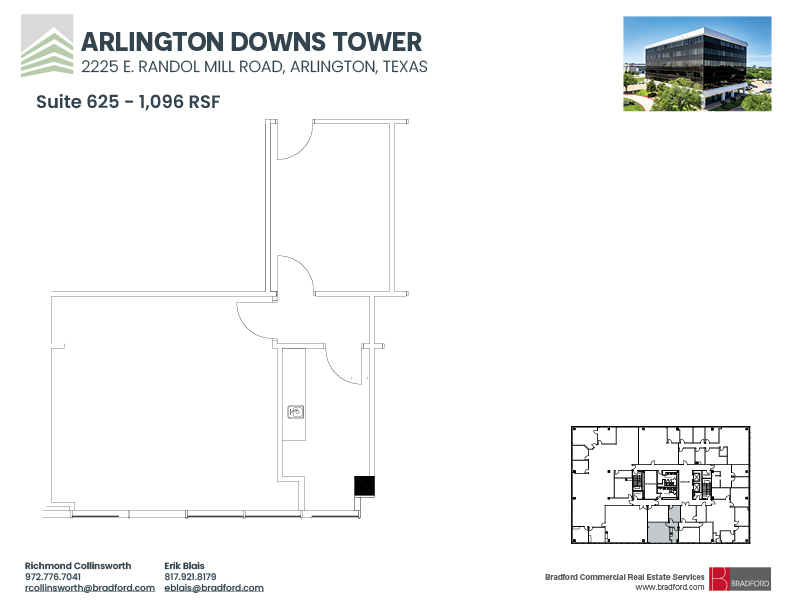 2225 E Randol Mill Rd, Arlington, TX en alquiler Plano de la planta- Imagen 1 de 1