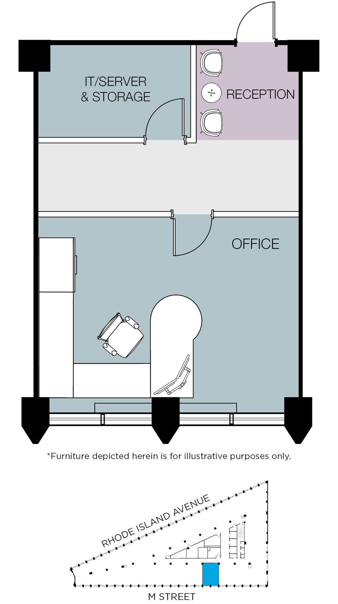 1730 Rhode Island Ave NW, Washington, DC en alquiler Plano de la planta- Imagen 1 de 1