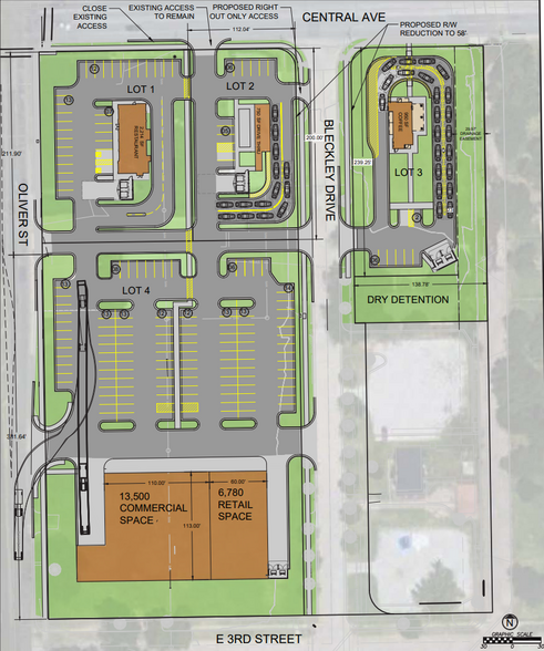 Central + Oliver - Lot 4, Wichita, KS en venta - Plano del sitio - Imagen 1 de 1