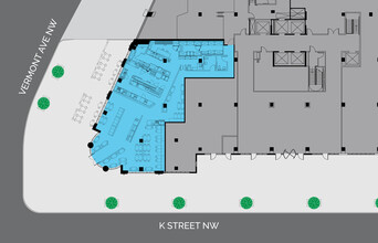 1425 K St NW, Washington, DC en alquiler Plano de la planta- Imagen 2 de 11