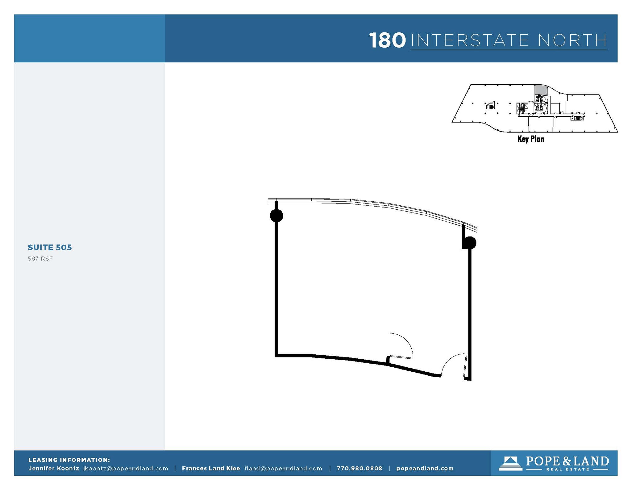 180 Interstate N Pky SE, Atlanta, GA en alquiler Plano de la planta- Imagen 1 de 2