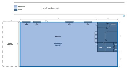 801 W Layton Ave, Salt Lake City, UT en alquiler Plano de la planta- Imagen 2 de 3