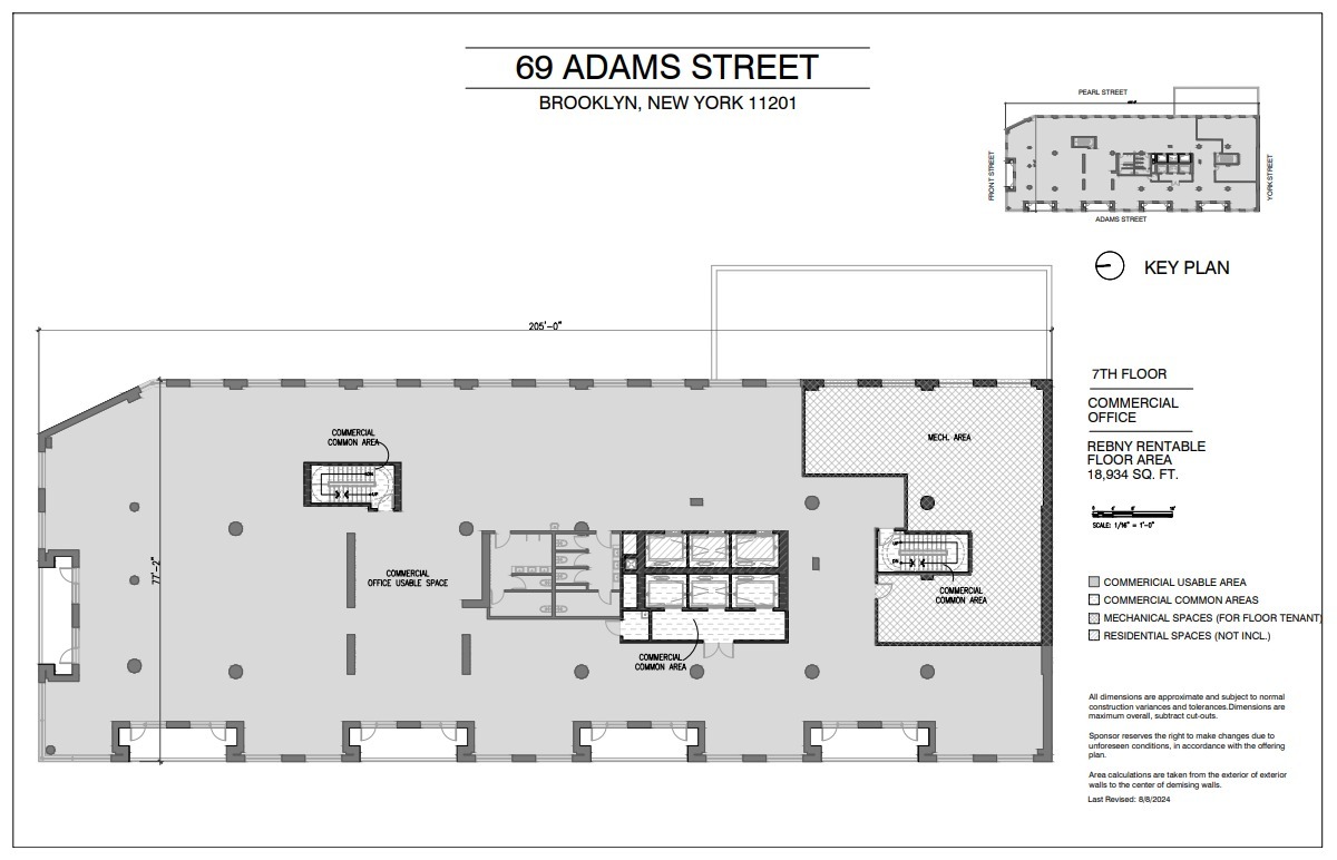 69 Adams St, Brooklyn, NY en alquiler Plano de la planta- Imagen 1 de 8