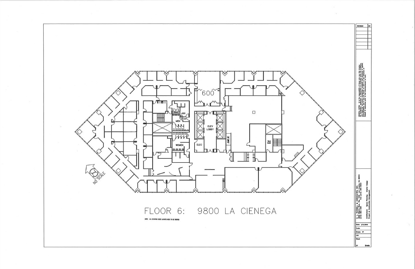 9800 S La Cienega Blvd, Inglewood, CA en alquiler Plano de la planta- Imagen 1 de 1