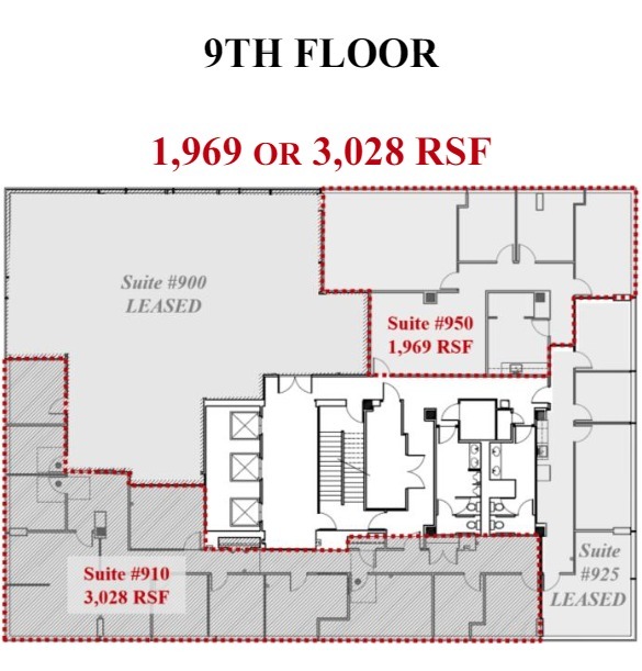 8737 Colesville Rd, Silver Spring, MD en alquiler Plano de la planta- Imagen 1 de 1