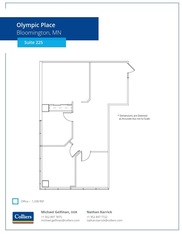 7825 Washington Ave S, Minneapolis, MN en alquiler Plano de la planta- Imagen 1 de 1