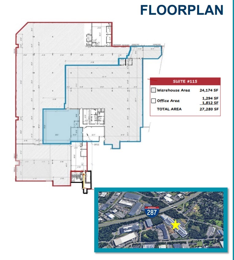 201 Circle Dr N, Piscataway, NJ en alquiler Plano de la planta- Imagen 1 de 1