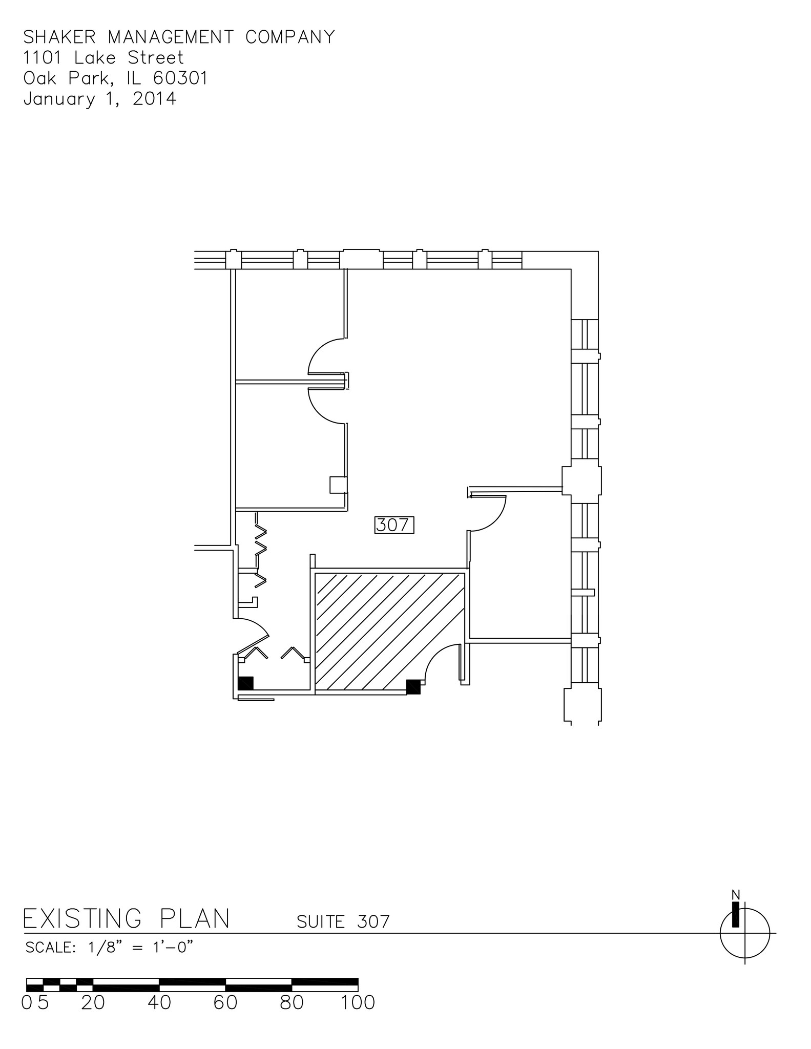 1100 Lake St, Oak Park, IL en alquiler Plano del sitio- Imagen 1 de 5