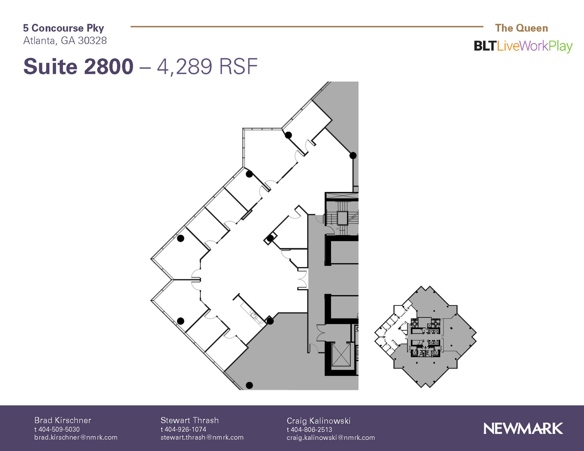 6 Concourse Pky NE, Atlanta, GA en alquiler Plano de la planta- Imagen 1 de 12