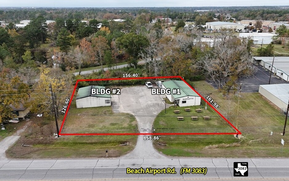 1303 Beach Airport Rd, Conroe, TX en venta - Vista aérea - Imagen 1 de 10