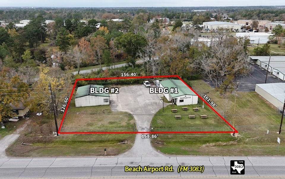 1303 Beach Airport Rd, Conroe, TX en venta Vista aérea- Imagen 1 de 11