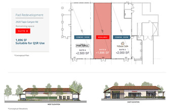 2902-2950 Tapo Canyon Rd, Simi Valley, CA en alquiler Plano de la planta- Imagen 2 de 2