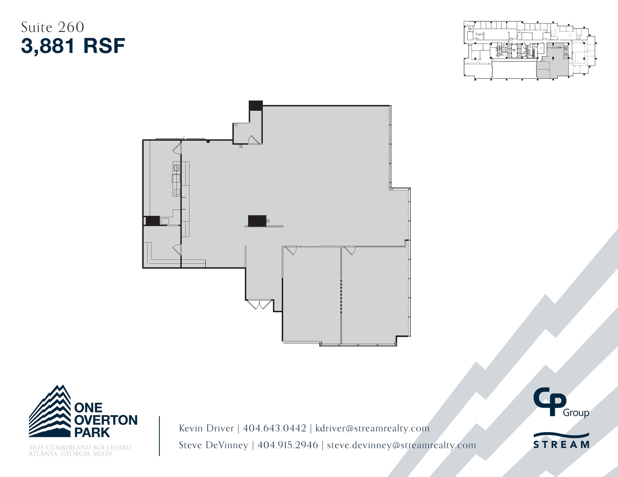 3625 Cumberland Blvd SE, Atlanta, GA en alquiler Plano del sitio- Imagen 1 de 1