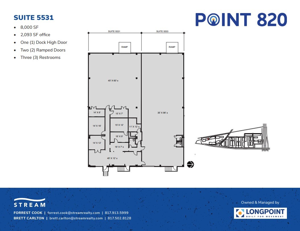 5721 E Rosedale St, Fort Worth, TX en alquiler Plano de la planta- Imagen 1 de 1