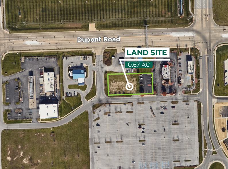 3800 E Dupont Rd, Fort Wayne, IN en venta - Vista aérea - Imagen 1 de 2