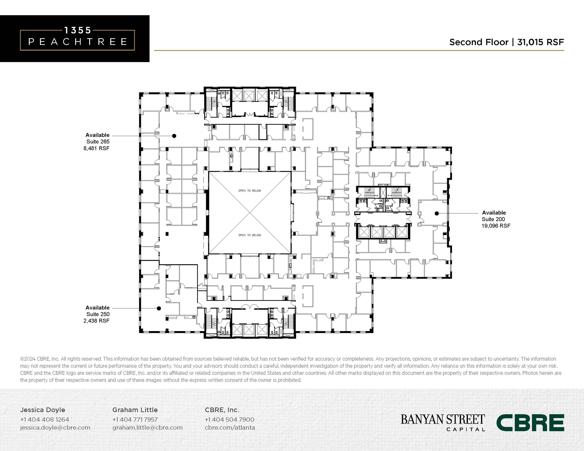 1355 Peachtree St NE, Atlanta, GA en alquiler Plano de la planta- Imagen 1 de 1