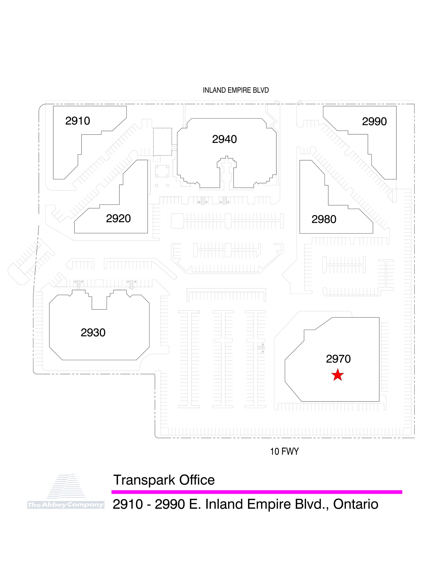 2930 Inland Empire Blvd, Ontario, CA en alquiler Plano del sitio- Imagen 1 de 1